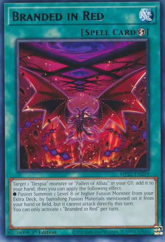 Branded in Red [MP22-EN219] Rare Yu-Gi-Oh!