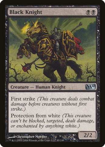 Black Knight [Magic 2010] Magic: The Gathering