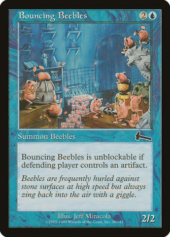 Bouncing Beebles [Urza's Legacy] Magic: The Gathering