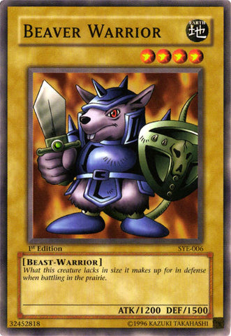 Beaver Warrior [SYE-006] Common Yu-Gi-Oh!