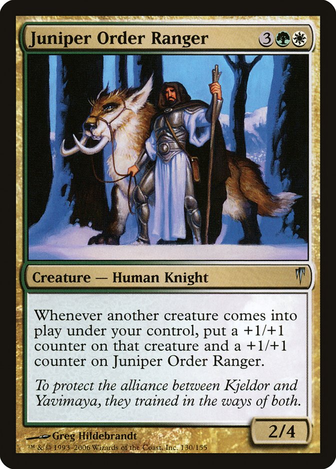 Juniper Order Ranger [Coldsnap] Magic: The Gathering