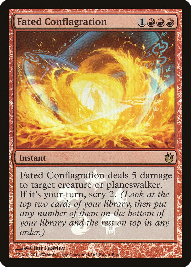 Fated Conflagration (Buy-A-Box) [Born of the Gods Promos] Magic: The Gathering