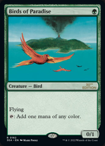 Birds of Paradise [30th Anniversary Edition] Magic: The Gathering