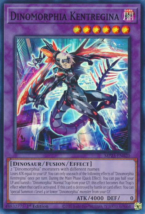 Dinomorphia Kentregina [MP23-EN020] Super Rare Yu-Gi-Oh!