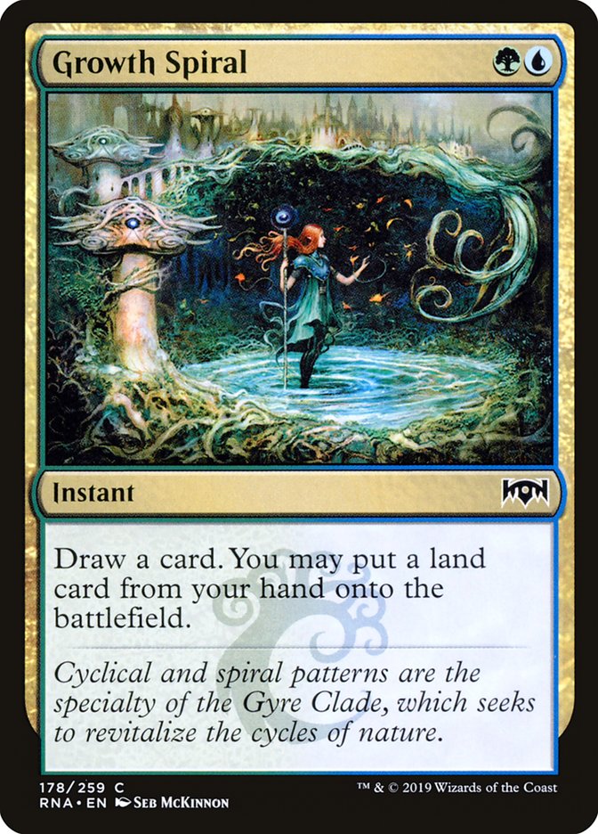 Growth Spiral [Ravnica Allegiance] Magic: The Gathering