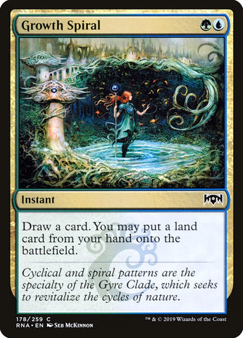 Growth Spiral [Ravnica Allegiance] Magic: The Gathering