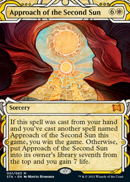Approach of the Second Sun (Foil Etched) [Strixhaven: School of Mages Mystical Archive] Magic: The Gathering