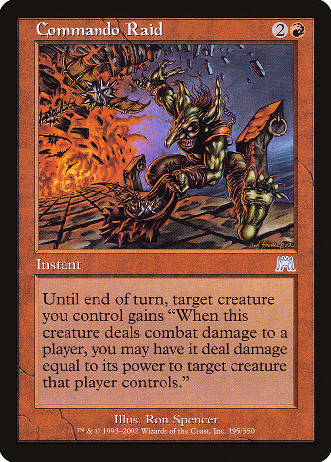 Commando Raid [Onslaught] Magic: The Gathering