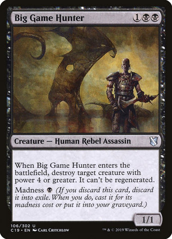 Big Game Hunter [Commander 2019] Magic: The Gathering