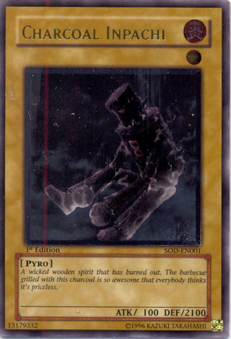 Charcoal Inpachi [SOD-EN001] Ultimate Rare Yu-Gi-Oh!