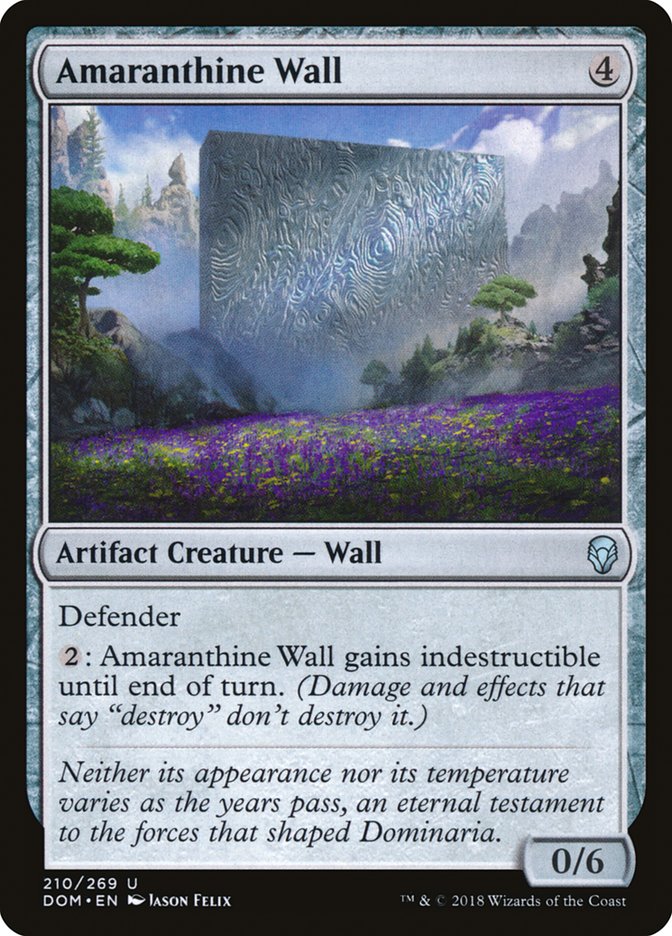 Amaranthine Wall [Dominaria] Magic: The Gathering