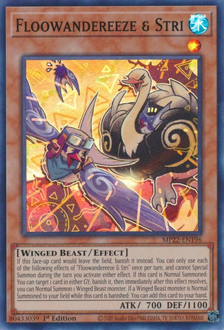 Floowandereeze & Stri [MP22-EN196] Super Rare Yu-Gi-Oh!