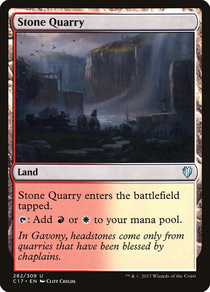 Stone Quarry [Commander 2017] Magic: The Gathering