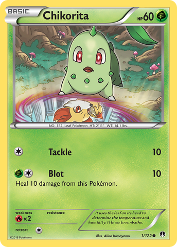 Chikorita (1/122) [XY: BREAKpoint] Pokémon