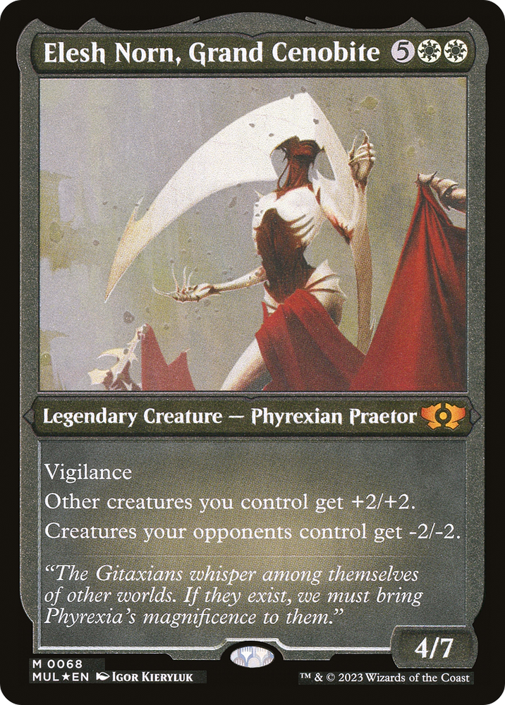 Elesh Norn, Grand Cenobite (Serialized) [Multiverse Legends] Magic: The Gathering