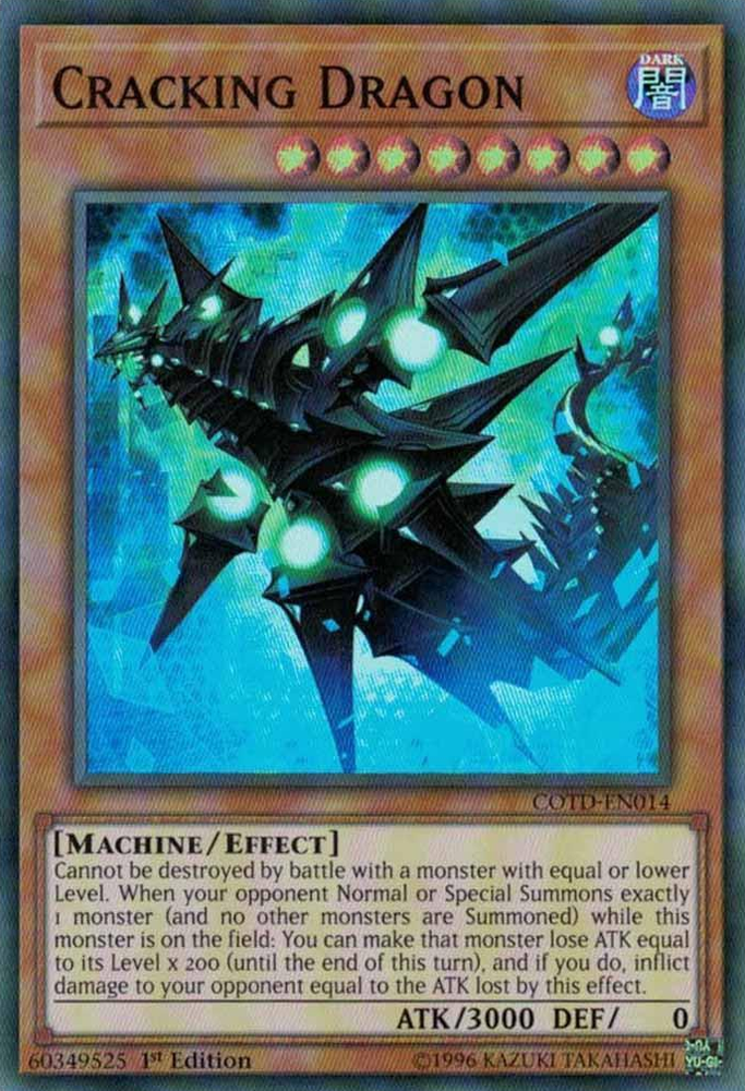 Cracking Dragon [COTD-EN014] Super Rare Yu-Gi-Oh!