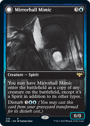 Mirrorhall Mimic // Ghastly Mimicry [Innistrad: Double Feature] Magic: The Gathering