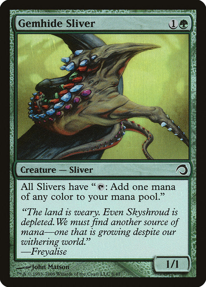 Gemhide Sliver [Premium Deck Series: Slivers] Magic: The Gathering