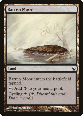 Barren Moor [Duel Decks: Izzet vs. Golgari] Magic: The Gathering