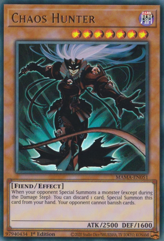 Chaos Hunter [MAMA-EN051] Ultra Rare Yu-Gi-Oh!