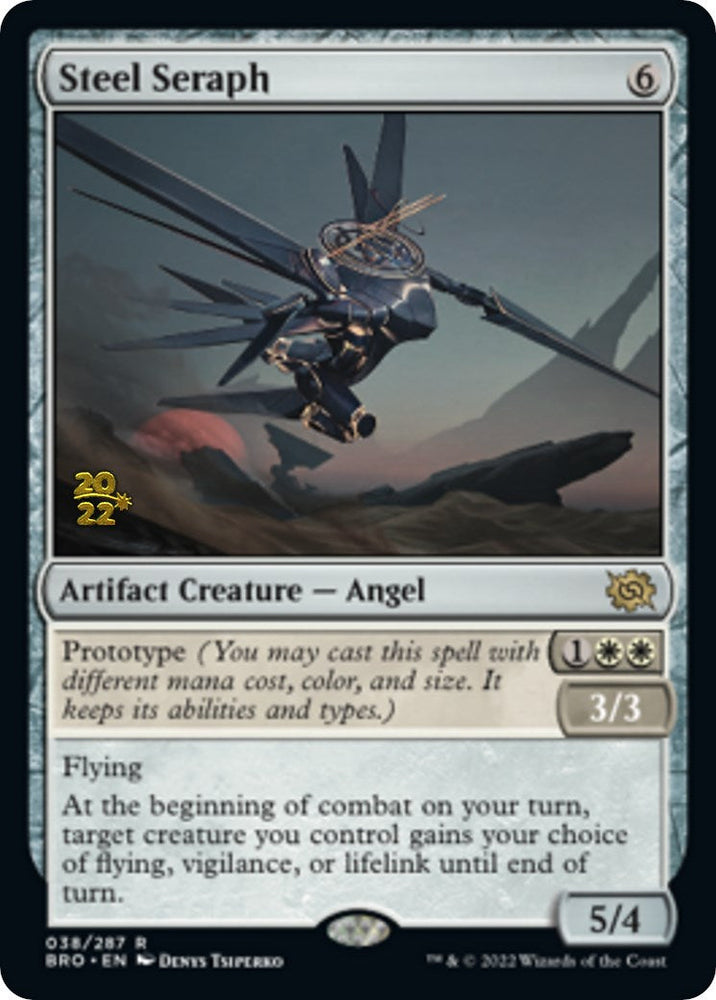 Steel Seraph [The Brothers' War Prerelease Promos] Magic: The Gathering