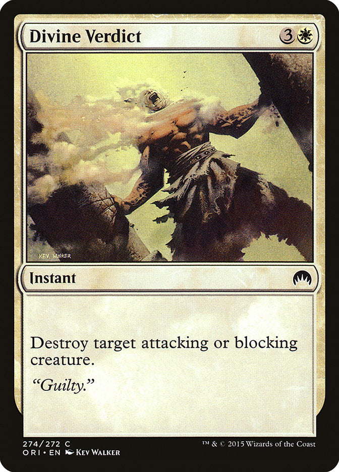 Divine Verdict [Magic Origins] Magic: The Gathering
