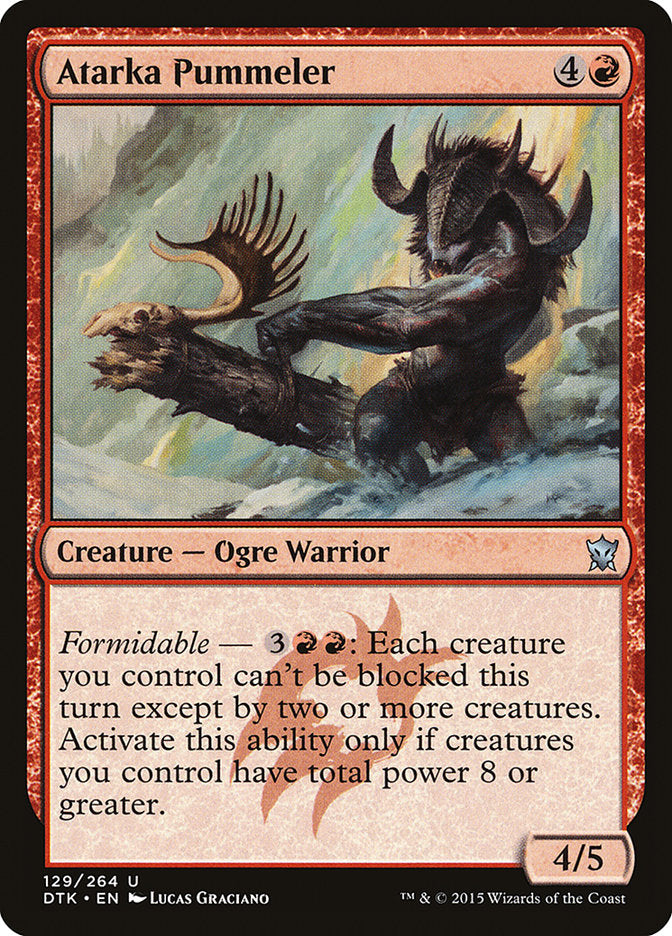 Atarka Pummeler [Dragons of Tarkir] Magic: The Gathering