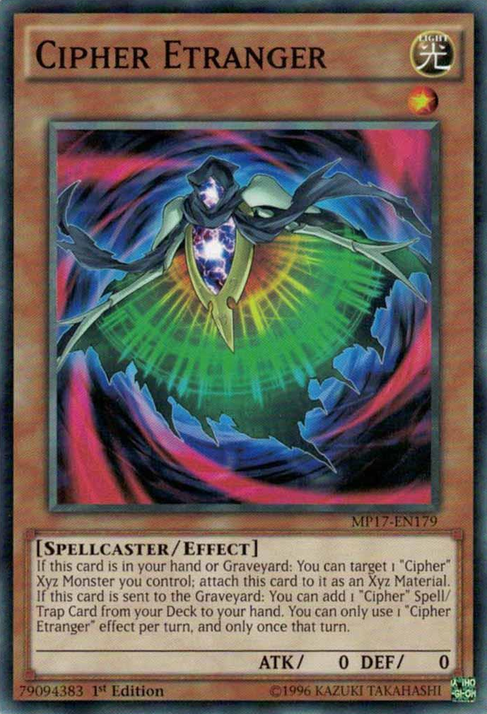 Cipher Etranger [MP17-EN179] Common Yu-Gi-Oh!