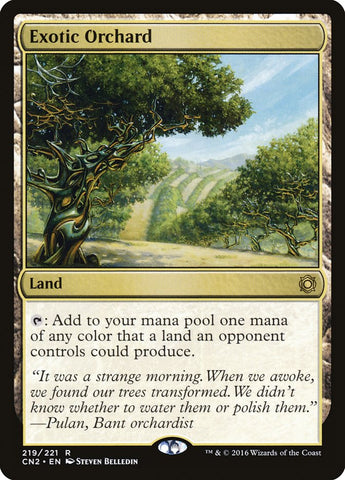 Exotic Orchard [Conspiracy: Take the Crown] Magic: The Gathering