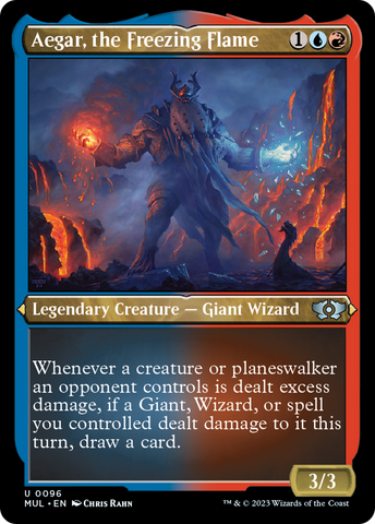 Aegar, the Freezing Flame (Foil Etched) [Multiverse Legends] Magic: The Gathering