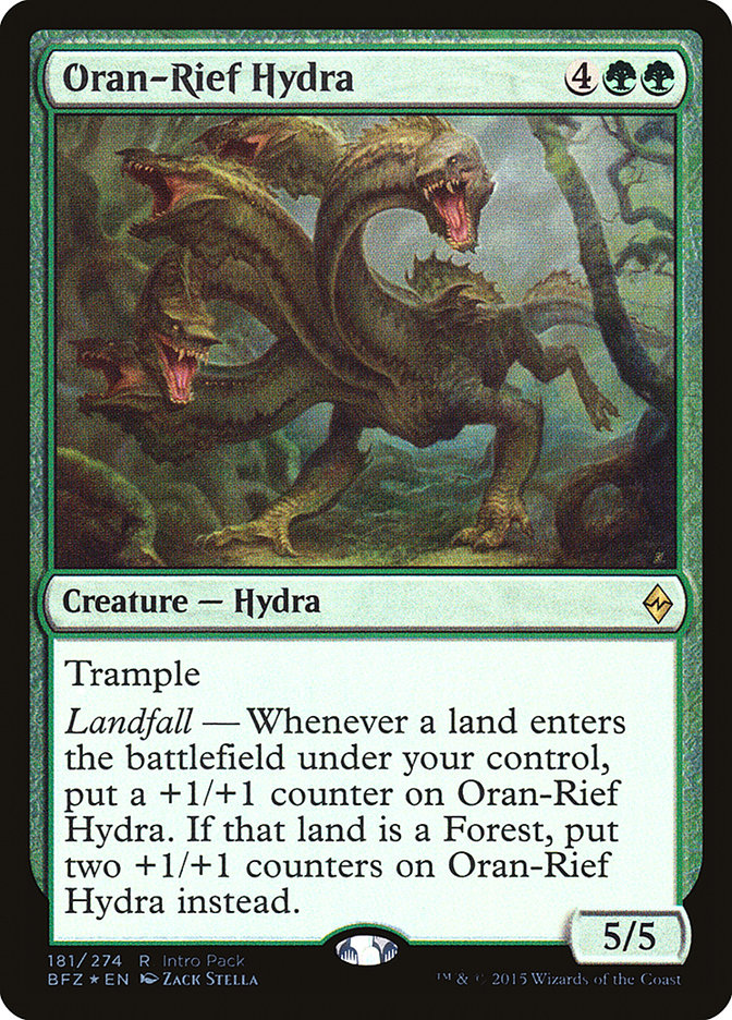 Oran-Rief Hydra (Intro Pack) [Battle for Zendikar Promos] Magic: The Gathering