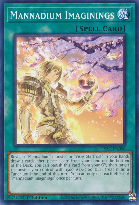 Mannadium Imaginings [CYAC-EN056] Common Yu-Gi-Oh!