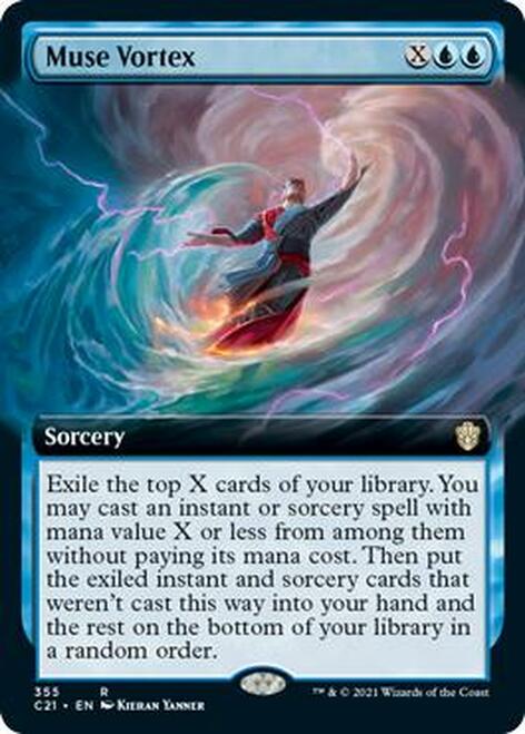 Muse Vortex (Extended Art) [Commander 2021] Magic: The Gathering