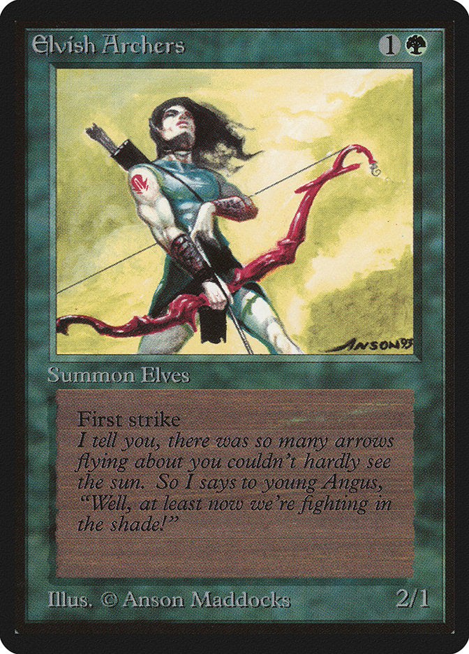 Elvish Archers [Beta Edition] Magic: The Gathering