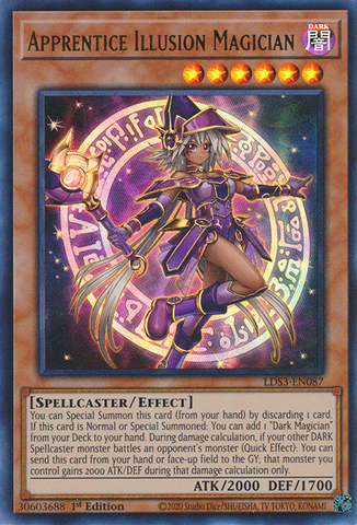 Apprentice Illusion Magician [LDS3-EN087] Ultra Rare Yu-Gi-Oh!