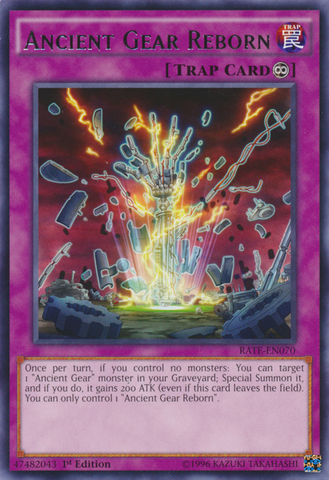 Ancient Gear Reborn [RATE-EN070] Rare Yu-Gi-Oh!