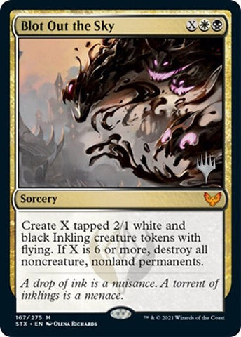 Blot Out the Sky (Promo Pack) [Strixhaven: School of Mages Promos] Magic: The Gathering