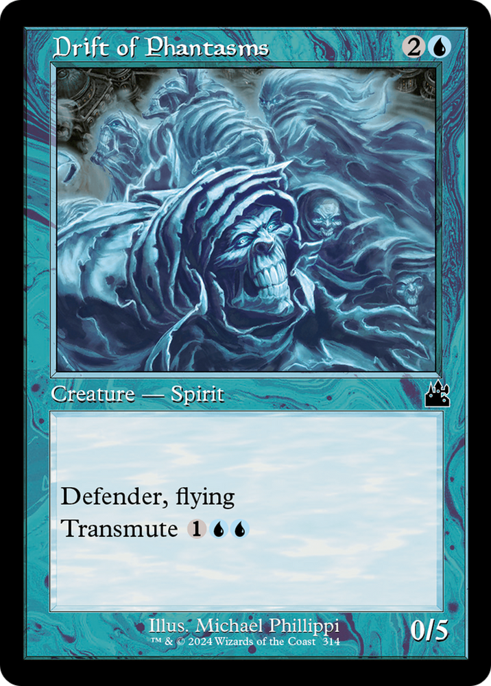 Drift of Phantasms (Retro Frame) [Ravnica Remastered] Magic: The Gathering