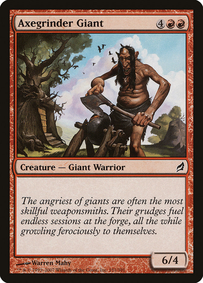 Axegrinder Giant [Lorwyn] Magic: The Gathering