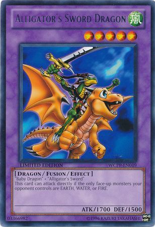 Alligator's Sword Dragon [WCPP-EN019] Rare Yu-Gi-Oh!