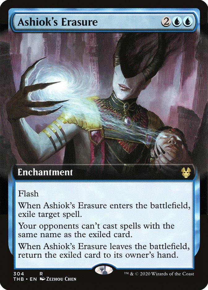 Ashiok's Erasure (Extended Art) [Theros Beyond Death] Magic: The Gathering