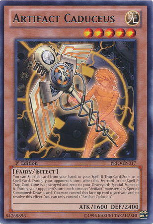 Artifact Caduceus [PRIO-EN017] Rare Yu-Gi-Oh!