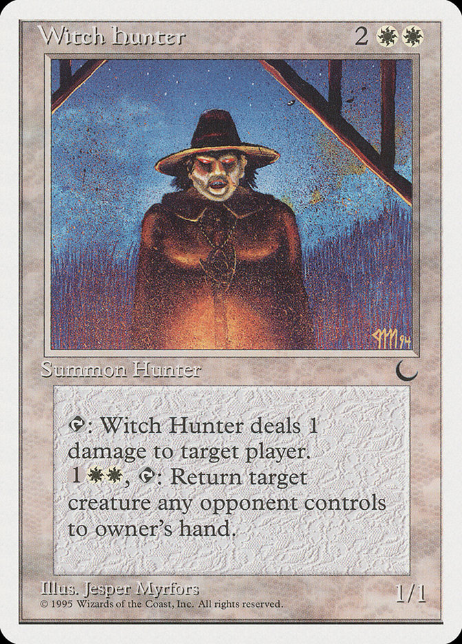Witch Hunter [Chronicles] Magic: The Gathering