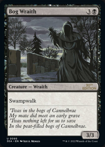 Bog Wraith [30th Anniversary Edition] Magic: The Gathering