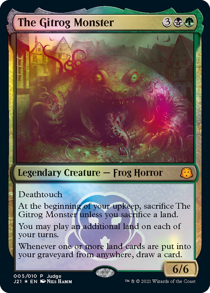 The Gitrog Monster [Judge Gift Cards 2021] Magic: The Gathering