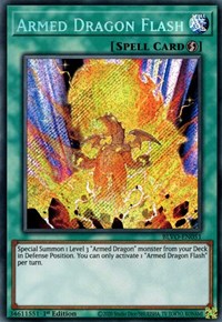 Armed Dragon Flash [BLVO-EN051] Secret Rare Yu-Gi-Oh!