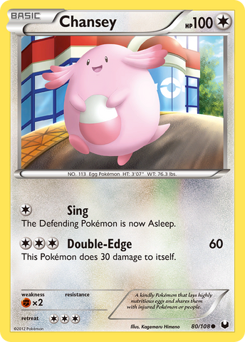 Chansey (80/108) [Black & White: Dark Explorers] Pokémon