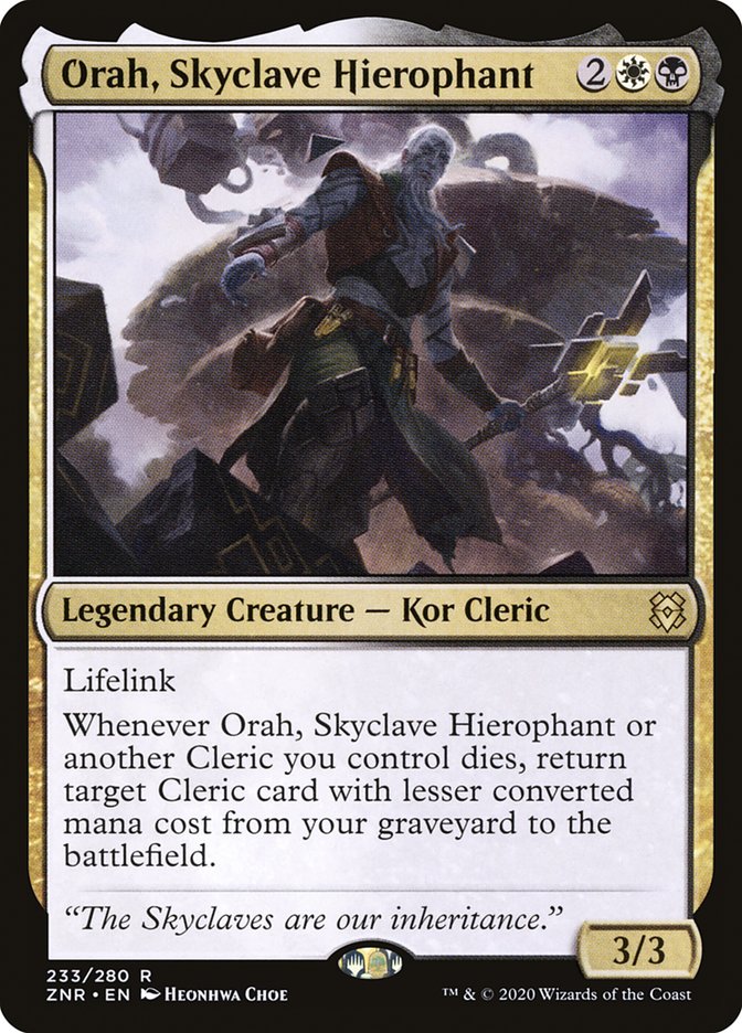 Orah, Skyclave Hierophant [Zendikar Rising] Magic: The Gathering