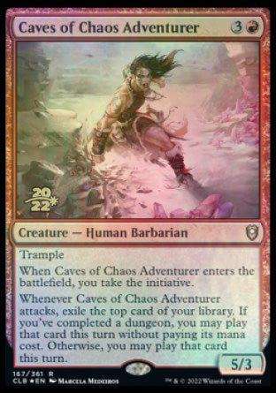Caves of Chaos Adventurer [Commander Legends: Battle for Baldur's Gate Prerelease Promos] Magic: The Gathering