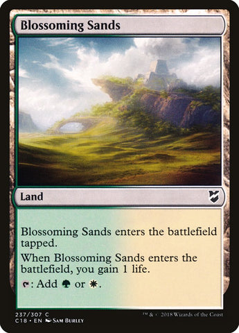 Blossoming Sands [Commander 2018] Magic: The Gathering